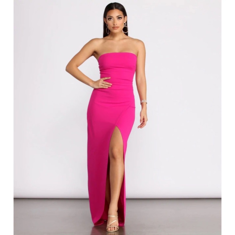 💖NWOT , Windsor pink strapless dress